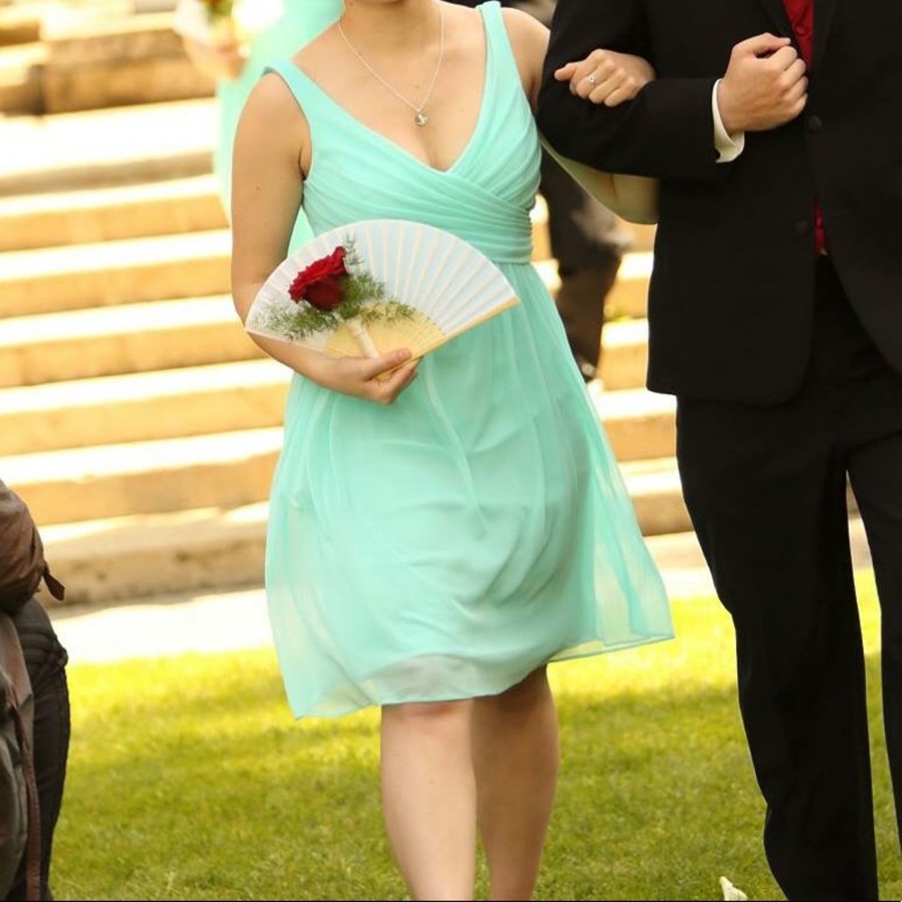 David’s bridal bridesmaid dress